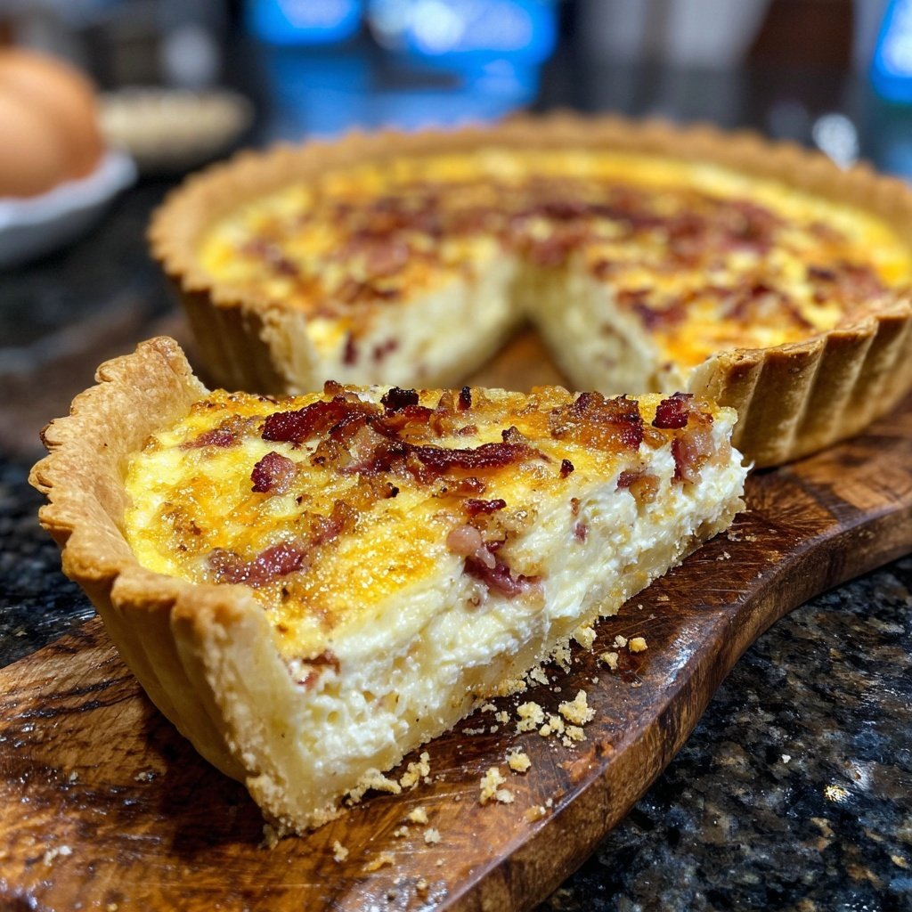 Spring Brunch Bacon And Cheese Quiche