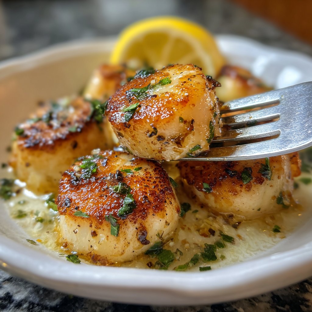 Easy Seared Scallops