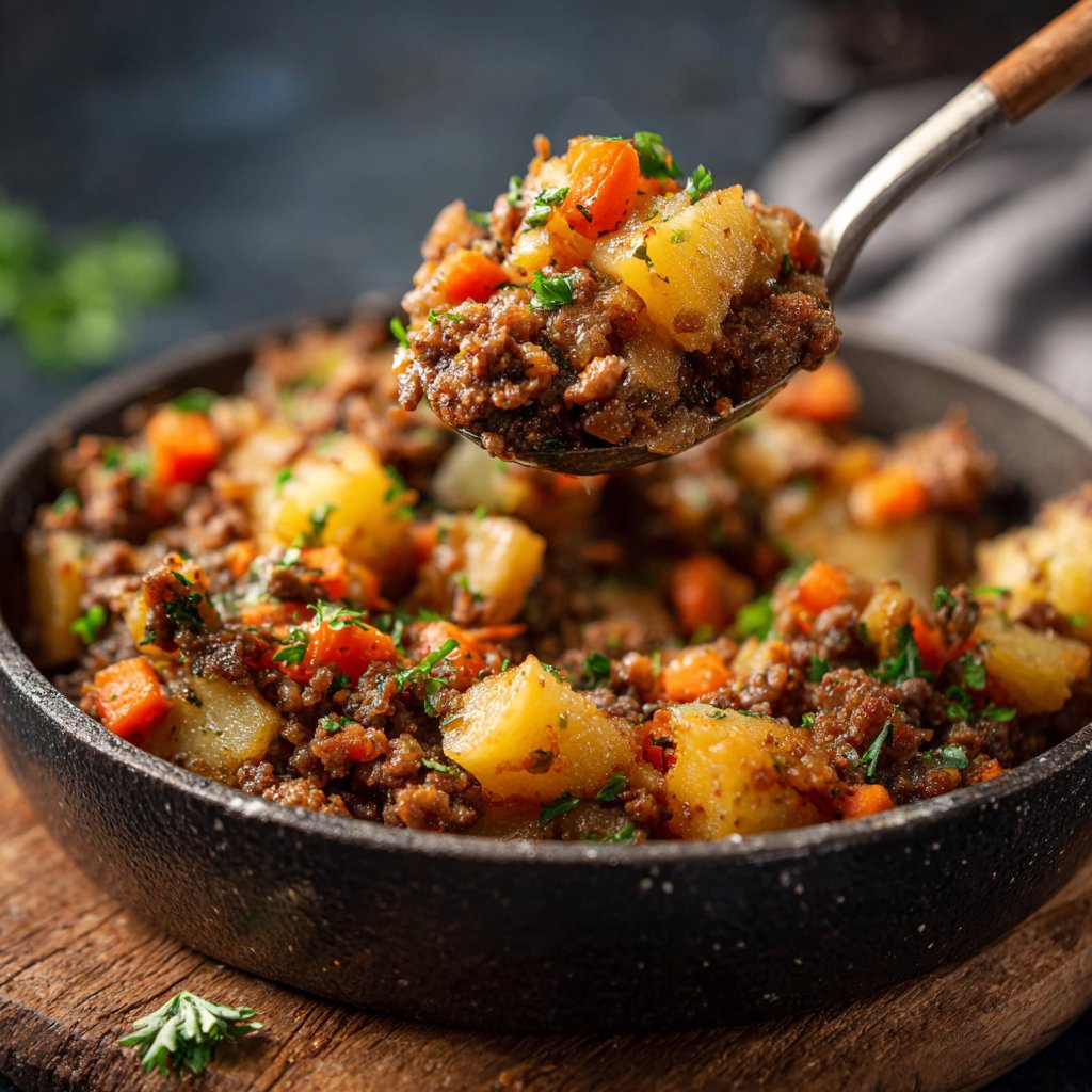 One Pot Ground Beef And Potatoes