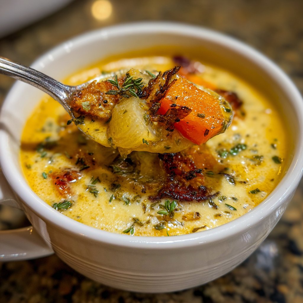 Squash Soup Roasted Veggie Blend