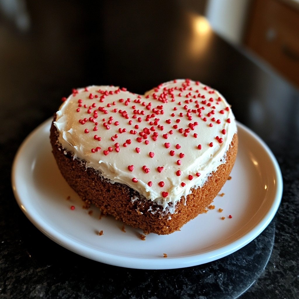 Mini Heart Cake with Red Velvet