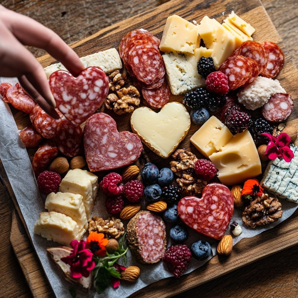 Romantic Valentines Charcuterie Board