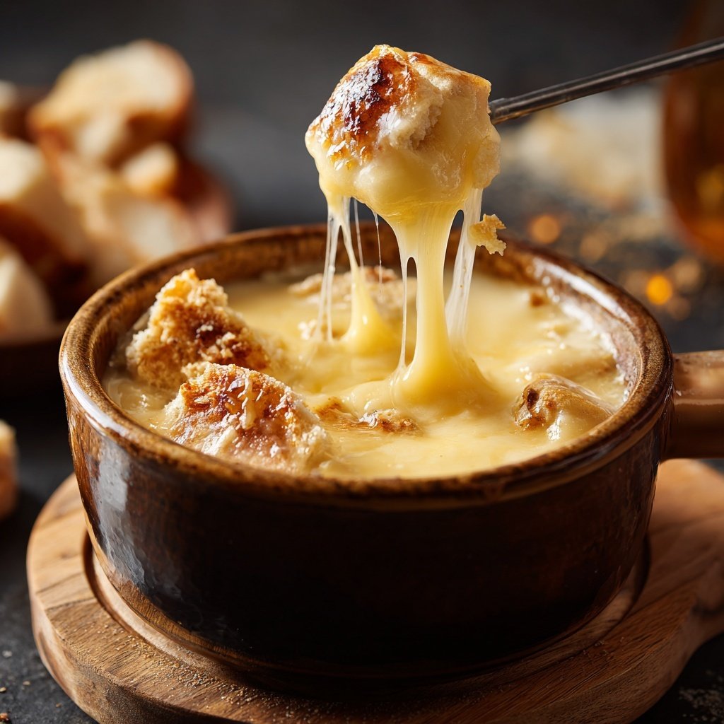 Fondue with Smoked Cheese