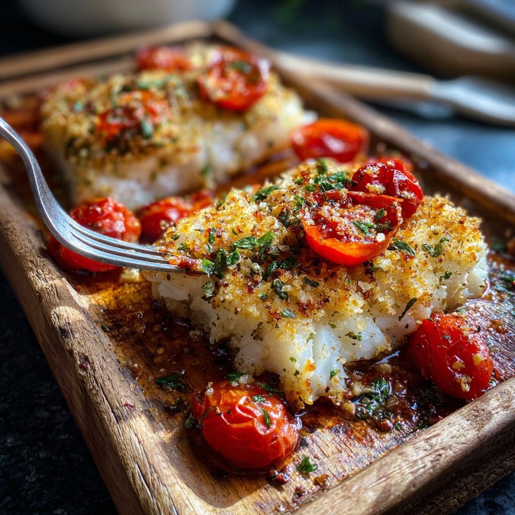 Easy Healthy Baked Cod Dinner