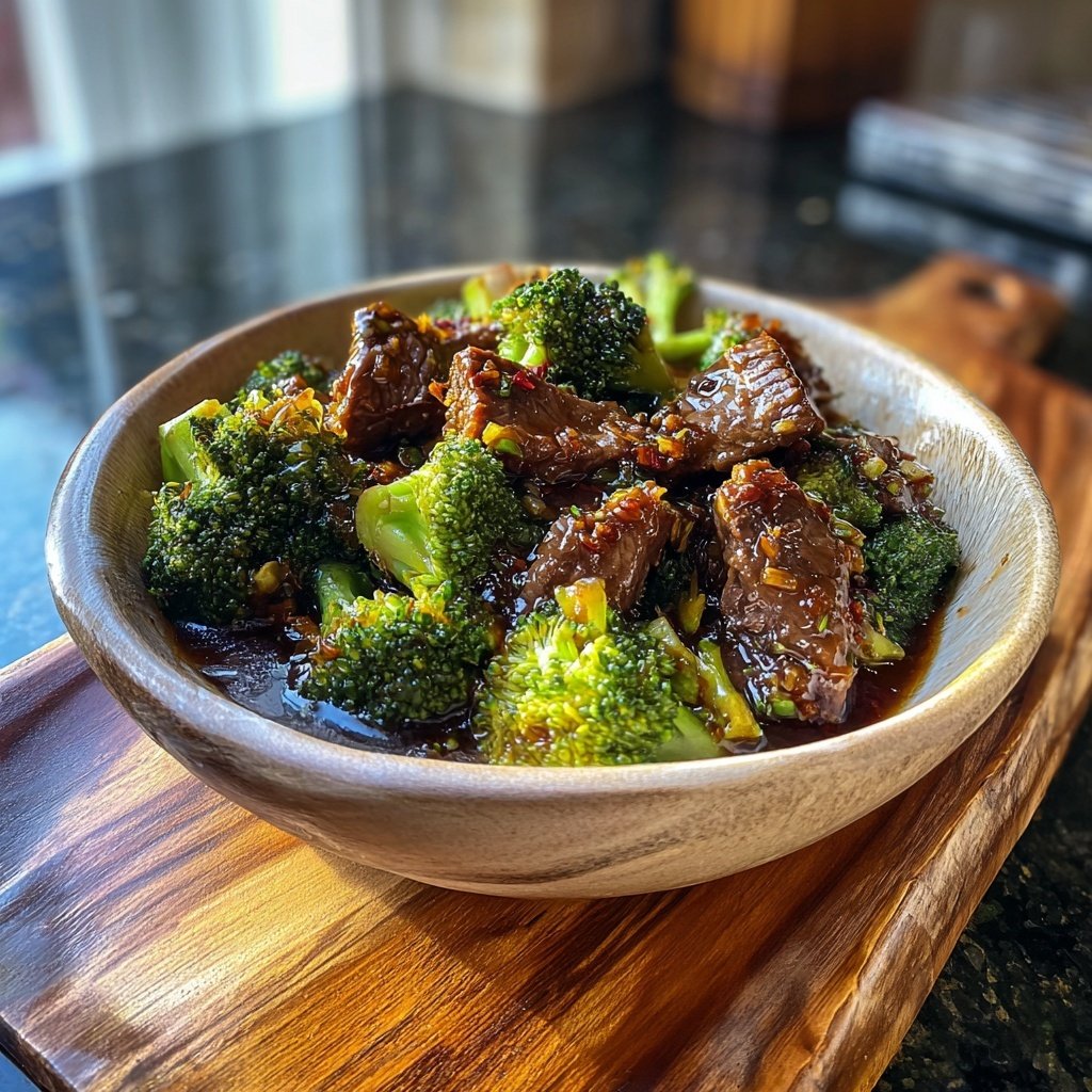 High Protein Beef And Broccoli Bowl
