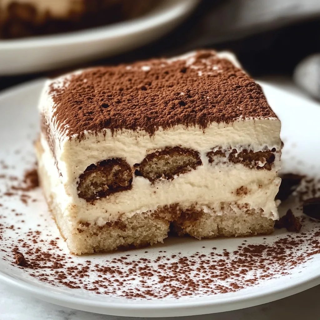 Traditional Italian Tiramisu