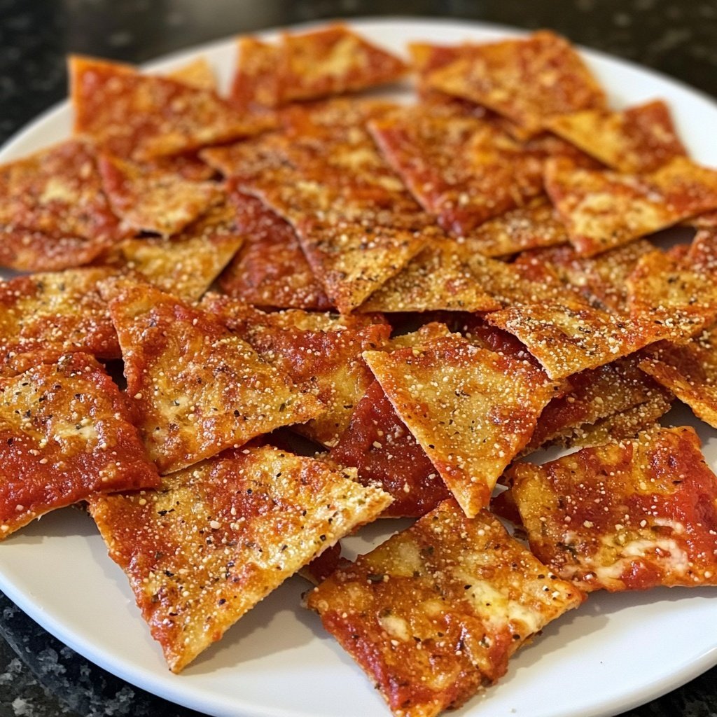 2 Ingredient Pizza Chips
