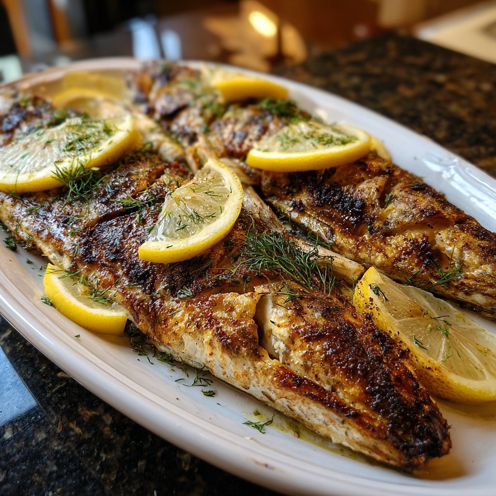 Healthy & Light Lemon Grilled Fish Plate
